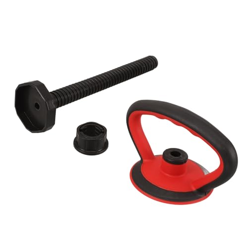 Adjustable Kettlebell Handle Kit with Anti Slip Grip and Stable Base Nut Attachment for Home Gym Strength Training and Weightlifting Converter