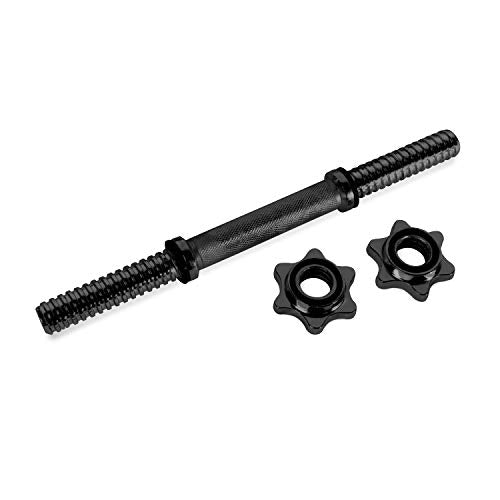 CAP Barbell 14" Regular Dumbbell Handles | Multiple Options - color: Black - Single, style: Threaded w/Collars