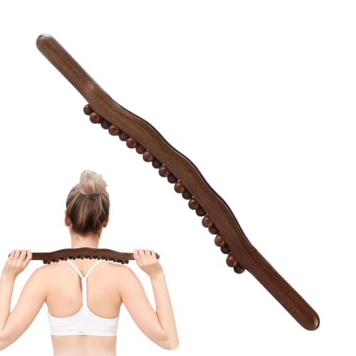 Wood Massage Stick | Wooden Portable Natural Roller Bar | Wooden Massage Tools - for Home House Bedroom Office Indoor Women Men Arm Legs Shoulders