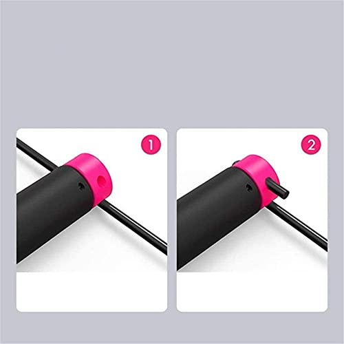 Skipping Rope, Speed Jump Rope Tangle-Free Adjustable Rope & Digital Jump Rope, Adjustable Calorie Counter Jump Skipping Ropes, Fitness Workouts Fat Burning Exercises Boxing Smart Counting - color: Blue