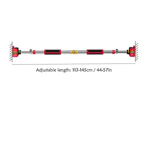 Pull-Up Bars Portable Chin Up Bar, No Screws - Suspension Horizontal Bar, Doorway Resistance Band Workout Equipment, 113-145 Cm, Load 200kg