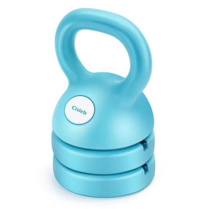 Adjustable Kettlebell Weight Set: 3-in-1 Kettlebells (5lbs 8lbs 12lbs) for Home Gym Full-Body Workout Strength Training Weight Loss | Good for Beginners