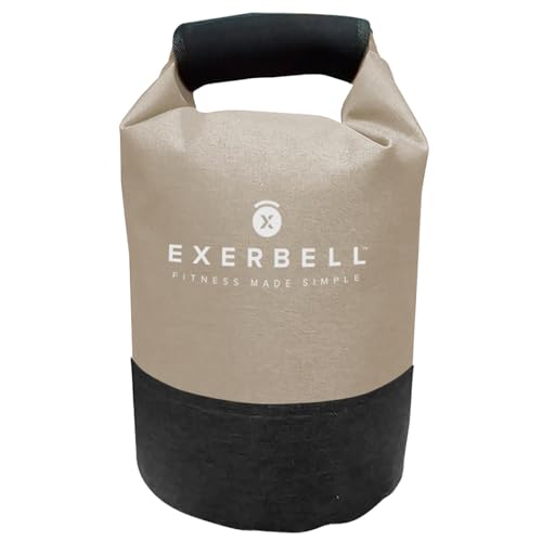 Foldable Adjustable Kettlebell 4-30lbs – Portable Water Sandbag Functional Strength Tool – Soft Floor-Friendly Mobility Gear for Home Gym Travel – Leak-Resistant Load with Internal Scale - color: Sand