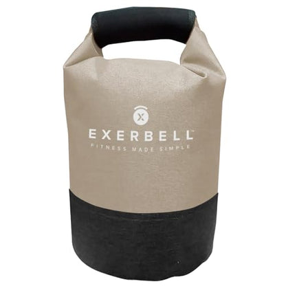 Foldable Adjustable Kettlebell 4-30lbs – Portable Water Sandbag Functional Strength Tool – Soft Floor-Friendly Mobility Gear for Home Gym Travel – Leak-Resistant Load with Internal Scale - color: Sand