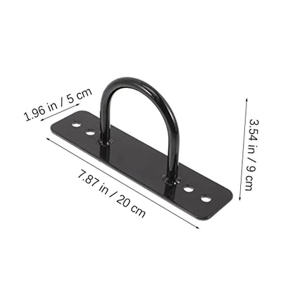MAGICLULU 2Pcs Battle Rope Anchor Wall Ceiling Mount for Gym Rope Accessories Securely Holds Fitness Equipment Indoors Outdoors for Suspension Straps Gymnastic