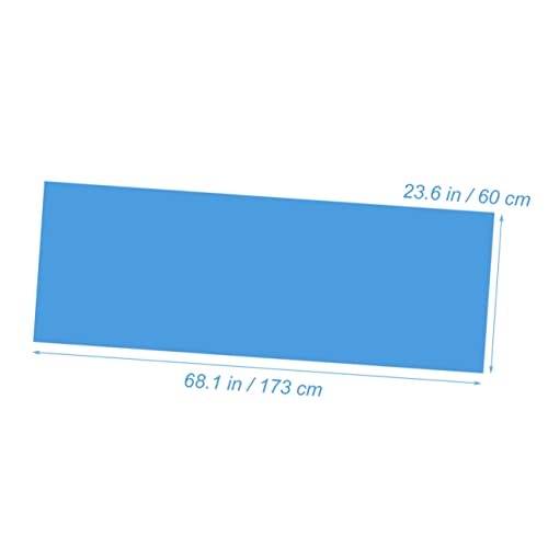 BESPORTBLE Portable Yoga Mat Slip Exercise Mat for Hot Yoga Pilates Aerobics Stretching Lightweight for Outdoor Camping Fitness Routines Blue