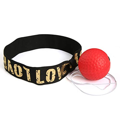 Colaxi Boxing Reflex Ball Headband Set Reflex Ball on String with Headband Punching Speed Adjustable for Workout Home Gym Women Men…
