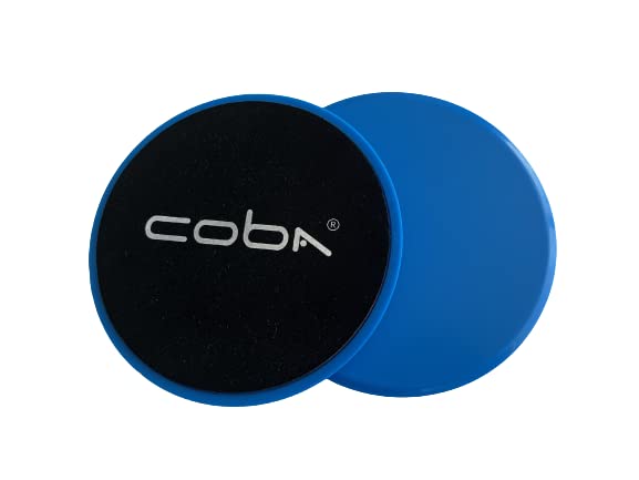 COBA Board Core Sliders Dual Sided Gliding Discs for Full Body Workout on Carpet Tile or Hardwood Floor Fitness & Home Exercise Accessory 2 Pack