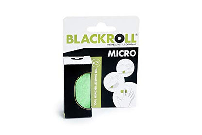 BLACKROLL - Micro Foam Roller, Small Deep Tissue Massage Tool for Feet, Hands, and Arms, Use for Travel, Exercise and Muscle Recovery and Plantar Fasciitis Relief, 6cm (2.3") x 3cm (1.2") - color: Green