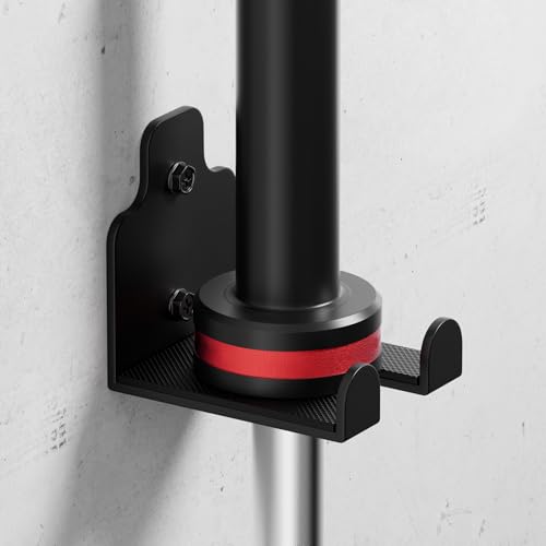 XZHXFX Barbell Wall Holder,Barbell wall Mount Hanger, - color: Black 1 hook