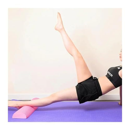 30-45cm Half Round EVA Massage Foam Roller Yoga Pilates Fitness Equipment Balance Pad Yoga Blocks With Massage Floating Point