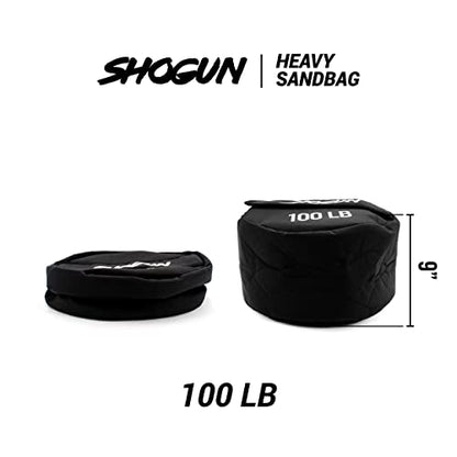 Shogun Sandbags for Working Out – Heavy Duty Workout Sandbag for Weight Training, Cross Training, Strongman, Fitness & Military Use – Adjustable Exercise Sand Bags for Full Body Training