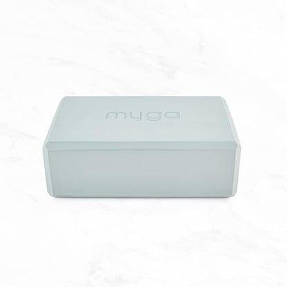 MYGA Yoga Block,Lightweight EVA Foam Yoga Brick,High Density Non-Slip Block for Yoga Poses, Pilates, Balance and Flexibility - color: Teal