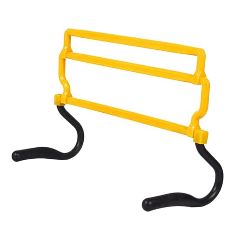 Speed and Agility Hurdles Soccer Exercise Equipment Foldable Height Adjustable Sports Hurdles for and Field Outdoor - color: Yellow