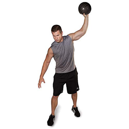 Body-Solid (BSTHB Dead Weight Slam Balls, Sand Fill Weighted Ball for Strength & Conditioning Training, Weights Loss, Wall Ball Workouts, Versatile Fitness Exercise Equipment