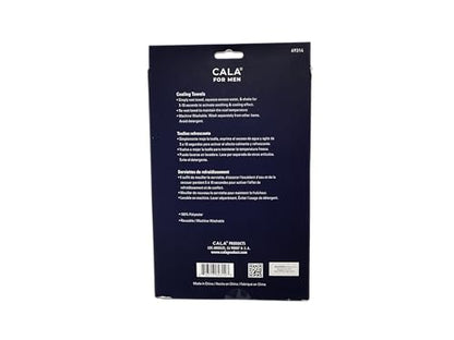 Cala - Cooling Towels (2 Pieces, Blue and Grey)