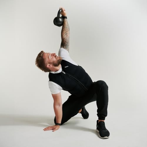 Aion Mens Weighted Functional Workout Vest- Black