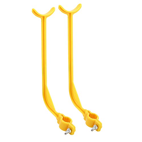 2Pcs Swing Trainer Alignment Training Aid, Posture Correcting Practice Tools, Yellow and Black ABS Material, for Left and Right-Handed Golfers