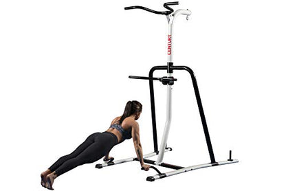 Century Fitness Training Station One Size Fits Most, Upper Body, Martial Arts, Bolt for Heavy Hanging Bag, Pull Up Bars, Dip Handles, Push Up Handles, Holds Up to a 100lb Bag