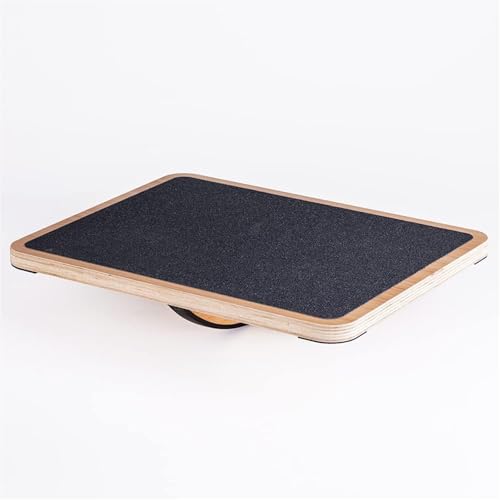 StrongTek Wooden Balance Board with 2 Difficulty Options, Basic Rocker and Advanced 360° Wobble Board, Non-Slip Balance Trainer for Core Stability, Ankle Rehab, Physical Therapy and Fitness