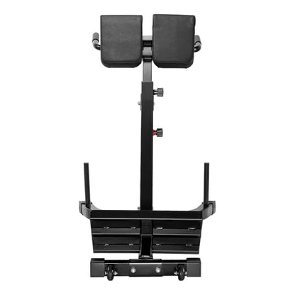 VEVOR Roman Chair Hyperextension Bench, 350 lbs Adjustable Extension Machine, Multi-Function Exercise Equipment for Glute, Hamstring, Lower Back, and Ab Workout, Fitness Weight Bench for Home Gym