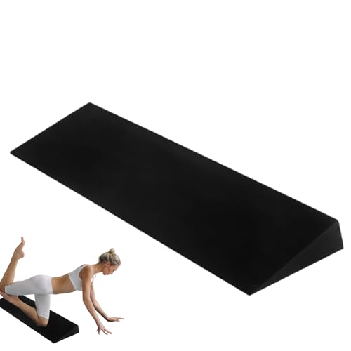 Squat Wedge Block, Large Slant Board for Heel Elevated Squats, Knees Over Toes Training & Calf Stretching, Anti-Slip Calf Stretcher Incline Board for Weightlifting and Mobility