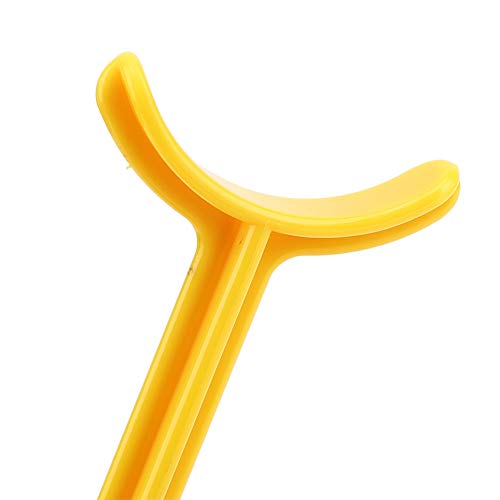 2Pcs Swing Trainer Alignment Training Aid, Posture Correcting Practice Tools, Yellow and Black ABS Material, for Left and Right-Handed Golfers