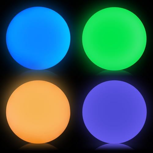 Glow in the Dark Lacrosse Ball Official Size 2.48'' Lacrosse Training Ball Night Practice for Indoor Outdoor Sports Colorful Sports Gifts