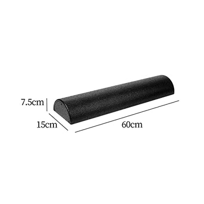 Column Roller Equipment Brick Balance Training Massage Half Foam Roller Roller for Pilates Fitness Exercise, 60cm