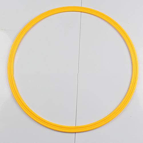 HERCHR 6 Pcs Multicolor Speed Agility Rings Set, Soccer Sport Training Speed Rings Football Control Skills Agility Loop for Agility Footwork Training