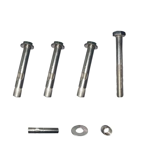 Heavy Duty Fitness Workout Resistance Band Wall Anchor and Wall Anchor Screw Fittings Suitable for Strength Training Physical Exercises in Home Gyms - color: M8 Expansion Screws
