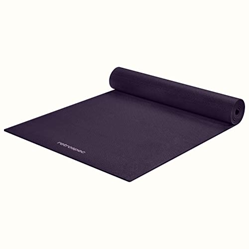 Retrospec Pismo Yoga Mat w/Nylon Strap for Men & Women - Non Slip Exercise Mat for Yoga, Pilates, Stretching, Floor & Fitness Workouts, .5mm Thick, Easy to Clean