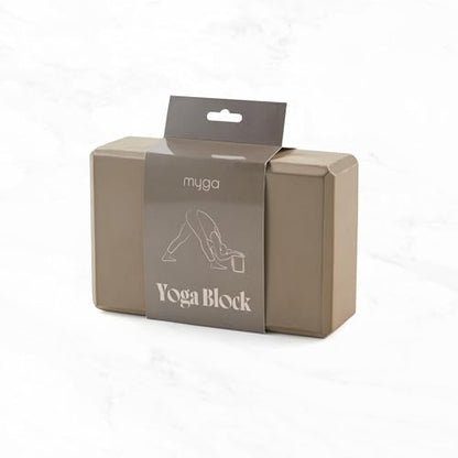 MYGA Yoga Block,Lightweight EVA Foam Yoga Brick,High Density Non-Slip Block for Yoga Poses, Pilates, Balance and Flexibility