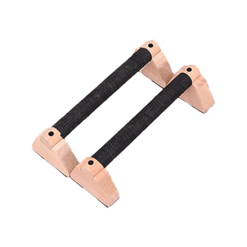 Push up Bar | Push up Handles Parallettes Bars | 2X Workout Equipment with Ergonomic Wooden Grips for Calisthenics, Fitness Training - color: 30cm