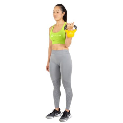 ProsourceFit Vinyl Coated Cast Iron Kettlebells for Full Body Fitness Workouts