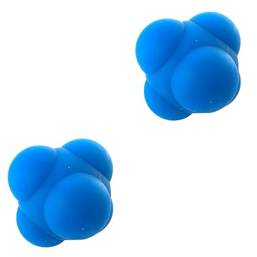 BESPORTBLE 2 Pcs Rubber Reaction Bounce Workout Reaction Baseball Sensitive Balls Bounce House Balls Reflex Ball
