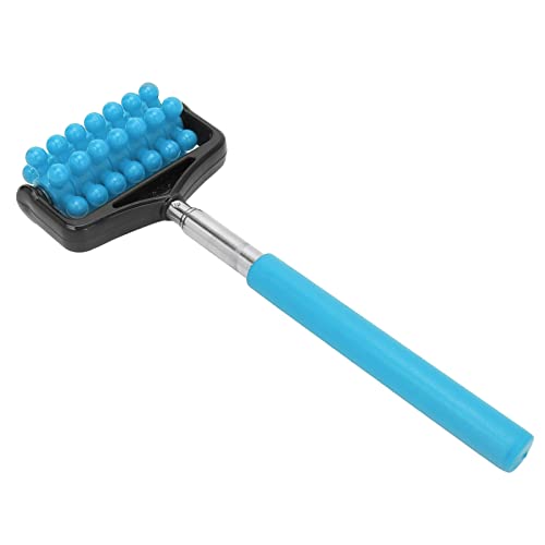 Ymiko Massage Stick, Yoga Massage Stick for Men and Women Granular Body Massage Tool Telescopic Roller Massage Stick Home Neck Leg Back Body Massage Stick(Sky Blue)
