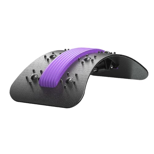 Back Arch Stretcher | Adjustable Lumbar Stretcher Spine Decompressor,Traction Device for Body Meditation Exercise Men Women Athletes Drivers Yoga Travel Bedroom Bench