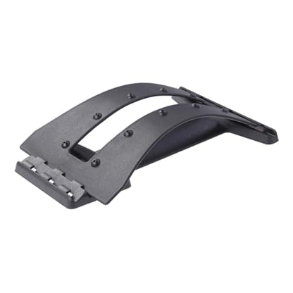 2Pcs Spine Stretcher Lumbar Traction Device for Durable Back Support Mat Stretching for Increased Flexibility Black