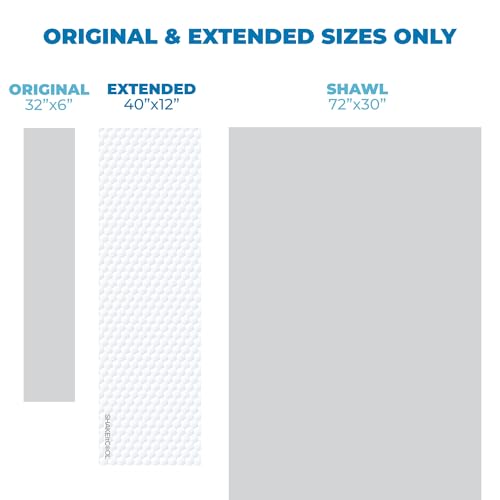 Extended Size Cooling Towel – Be Cool in Style - Heat Relief, Soft, Lightweight, Sun Protection, Easy Clean - Perfect for Biking, Hiking, Running, Yoga, Golf, Gardening - Golf M