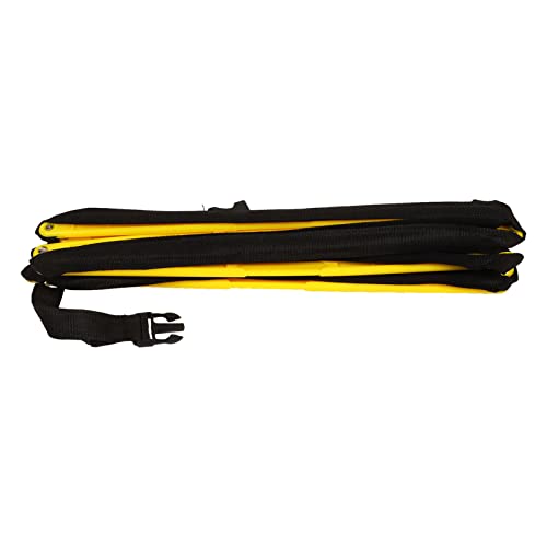 Speed Movement Ladder 2.6m | Fixed Rungs for Football/Basketball/Soccer Training | Portable Training Equipment with Carry Bag