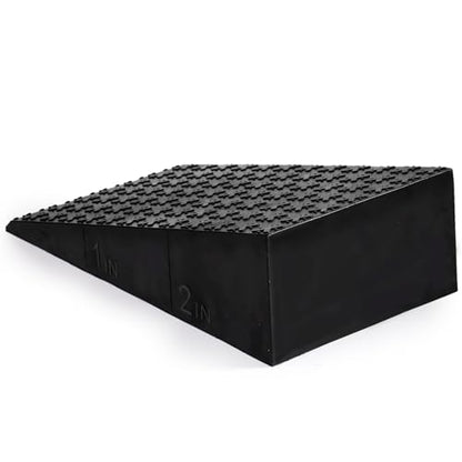 2 Pack Squat Wedge Block, Non-Slip Slant Board for Heel Elevated Squat, Calf Stretch, Home Gym, Enhance Mobility and Strength Performance