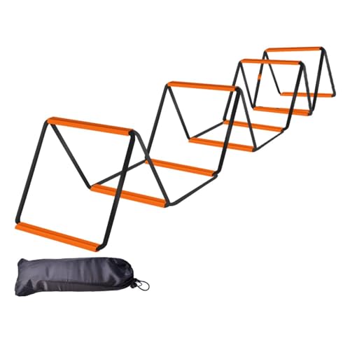 Agility Ladder Soccer Speed Ladder Multifunction Flexible Agility Training Equipment Football Footwork Ladder for Home Gym - size: 10 Grids With Bag