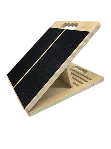 in Motion - Adjustable Slant Board for Calf Stretching - Portable 5-Angle Stretch & Mobility Board for Strength Training - for Calf Raises, Foot Strengthening & Incline Squat Wedge Exercises