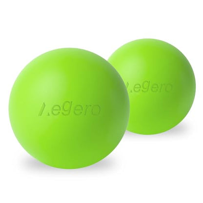 Massage Lacrosse Balls for Myofascial Release,Yoga Deep Tissue Massage,Trigger Point Therapy and Foot Plantar Fasciitis,Muscle Soreness Massager Ball (2Pack,Yellowish Green) - color: Yellowish Green