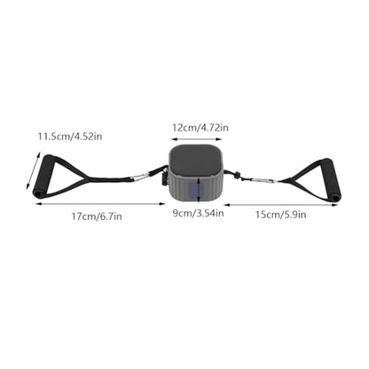 Adjustable Resistance Band Portable Workout Bands with Adjustable Design Exercise Equipment Cable Machine for Private Home Use, Offices, Business Trips