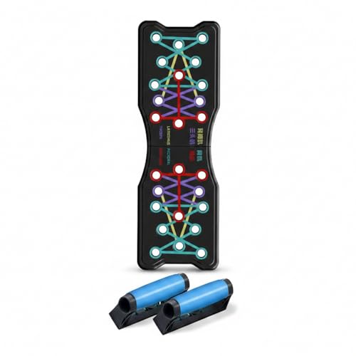 Foldable Push Up Board, Portable Calisthenics Stand with Guided Hand Positions, Compact PP Fitness Tool for Home Workouts (1 PC)