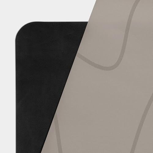 WeGym Yoga Mat, 4mm Cushioned Exercise Mat for Yoga, Pilates, Home Workouts - Anti Slip Polyurethane Suede Yoga Mat with Carrying Strap - color: Desert Tan, style: Polyurethane