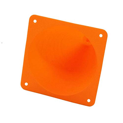 [ 48 Pack ] 7 Inch Plastic Traffic Cones Field Marker Cones Sport Training Traffic Cone Sets for Skate Soccer Indoor/Outdoor Agility Training & Festive Events Physical Education Flexible - Orange