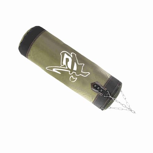 Heavy Punching Bag,Training Boxing Bag with Chain for Adults Men Women(Empty) - color: Green, size: 60cm